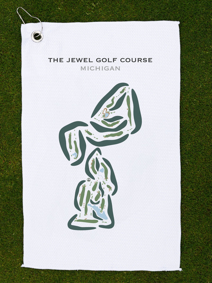 The Jewel Golf Course, Michigan - Printed Golf Courses
