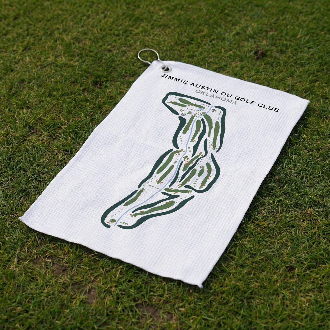 Jimmie Austin OU Golf Club, Oklahoma - Printed Golf Courses