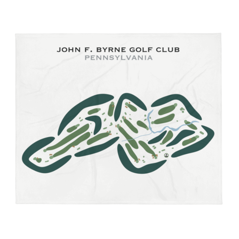 John F. Byrne Golf Club, Pennsylvania - Printed Golf Courses