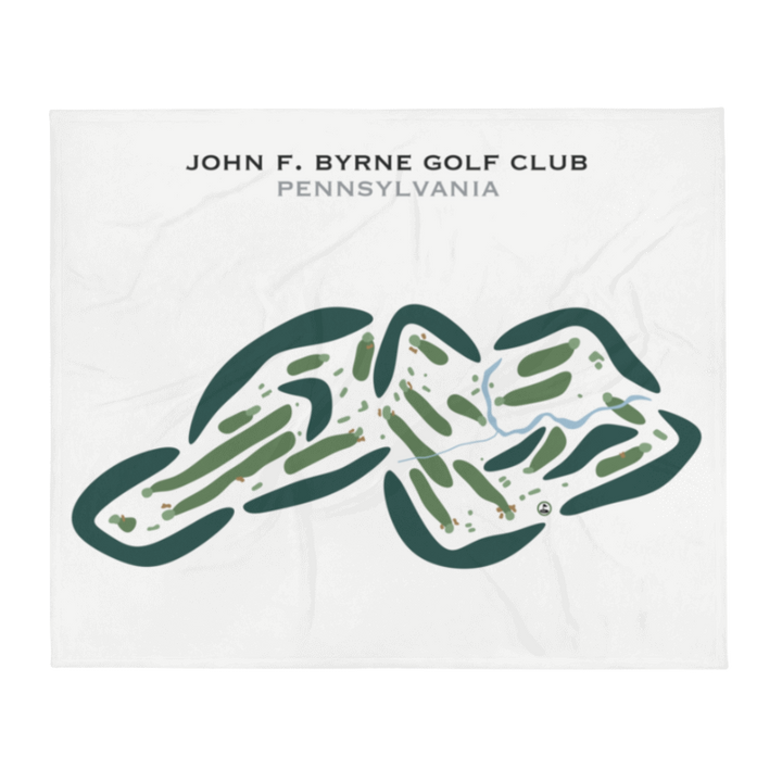 John F. Byrne Golf Club, Pennsylvania - Printed Golf Courses