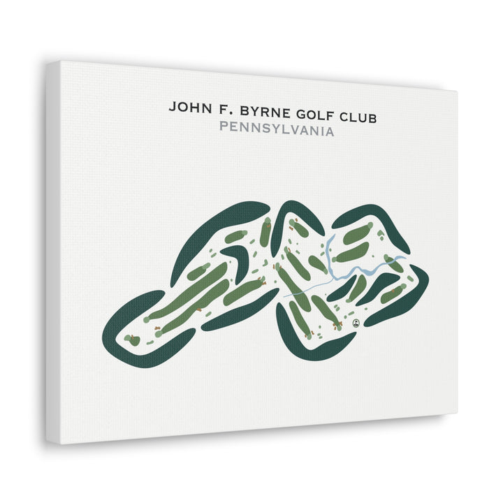 John F. Byrne Golf Club, Pennsylvania - Printed Golf Courses