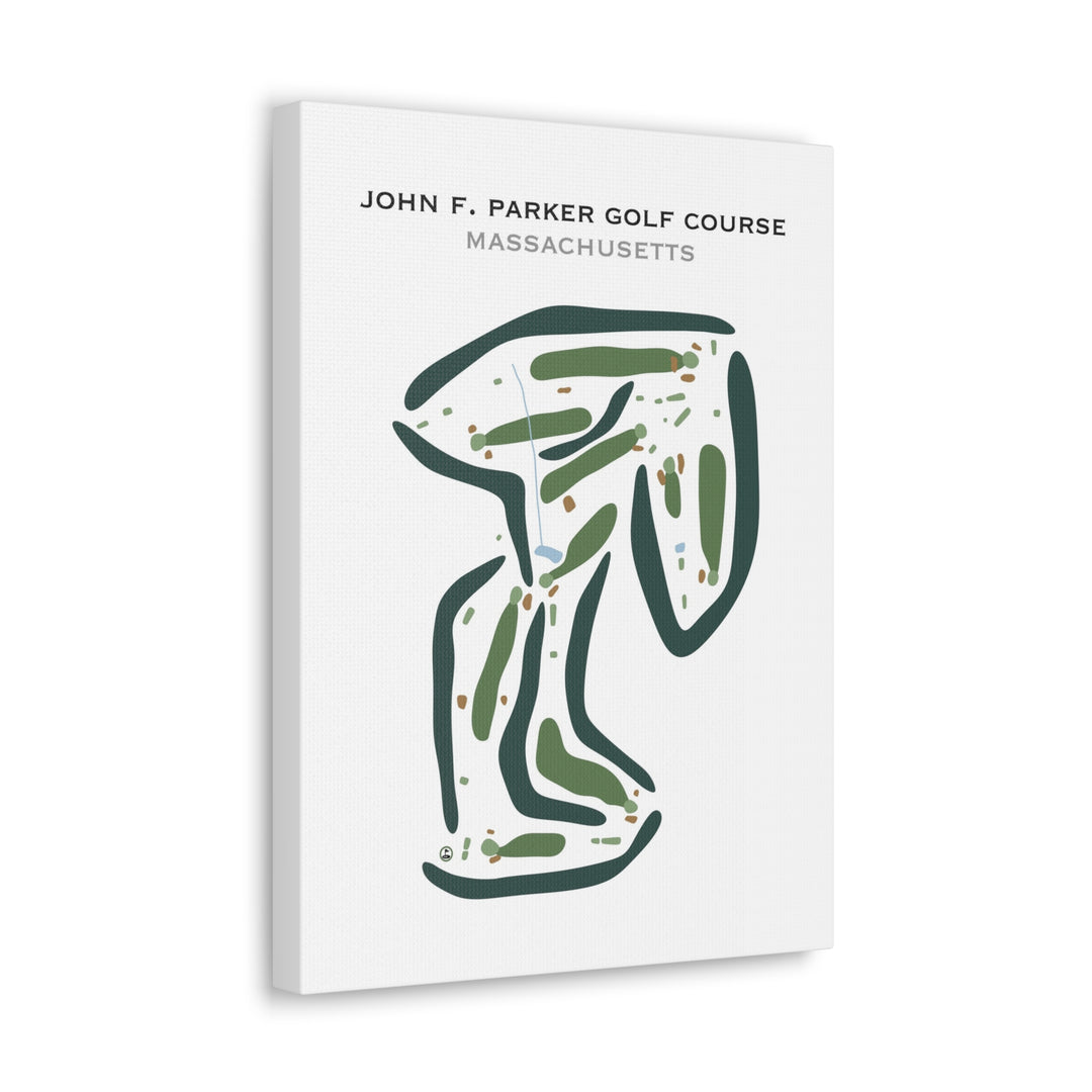 John F. Parker Golf Course, Massachusetts - Printed Golf Courses