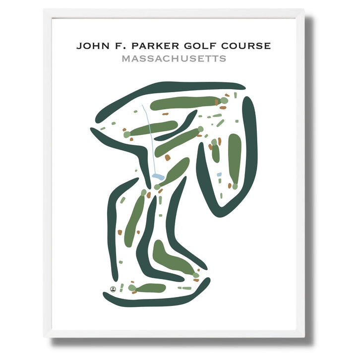 John F. Parker Golf Course, Massachusetts - Printed Golf Courses