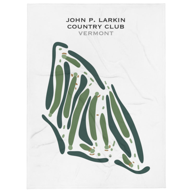 John P. Larkin Country Club, Vermont - Printed Golf Course