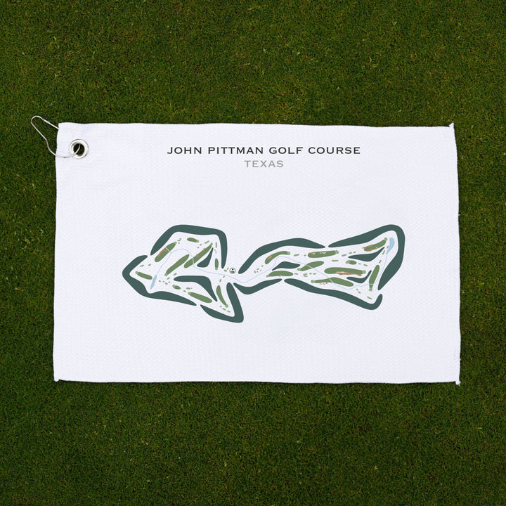 John Pitman Golf Club, Texas - Printed Golf Courses