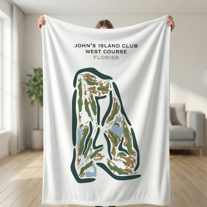 John's Island Club West Course, Florida - Printed Golf Course
