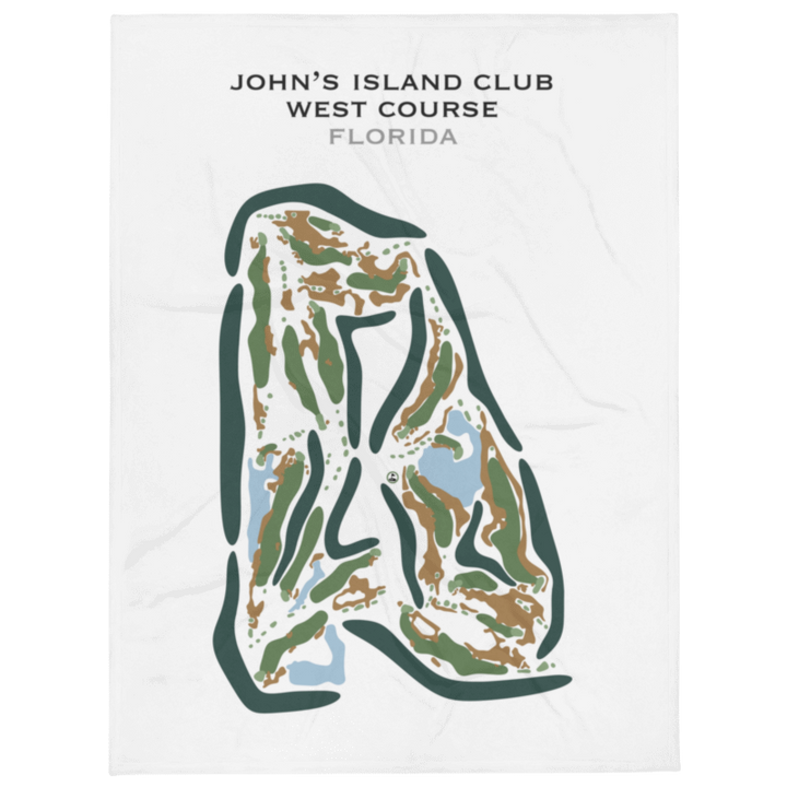 John's Island Club West Course, Florida - Printed Golf Course