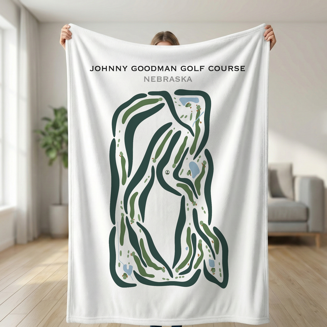 Johnny Goodman Golf Course, Nebraska - Printed Golf Courses