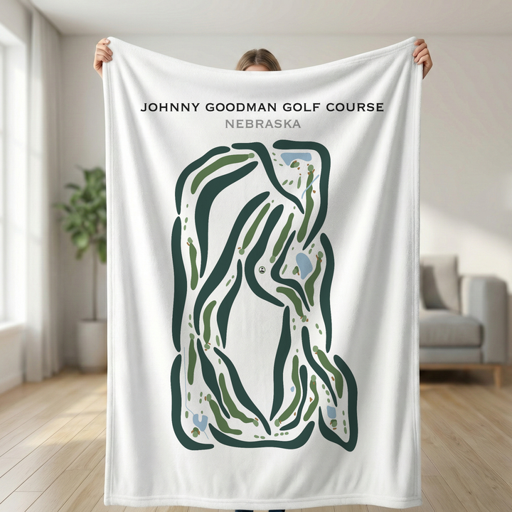 Johnny Goodman Golf Course, Nebraska - Printed Golf Courses