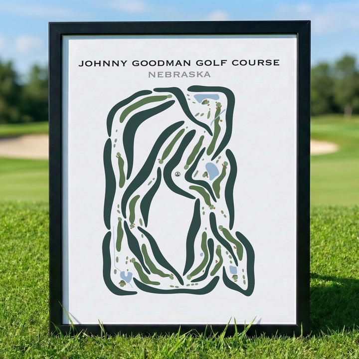 Johnny Goodman Golf Course, Nebraska - Printed Golf Courses