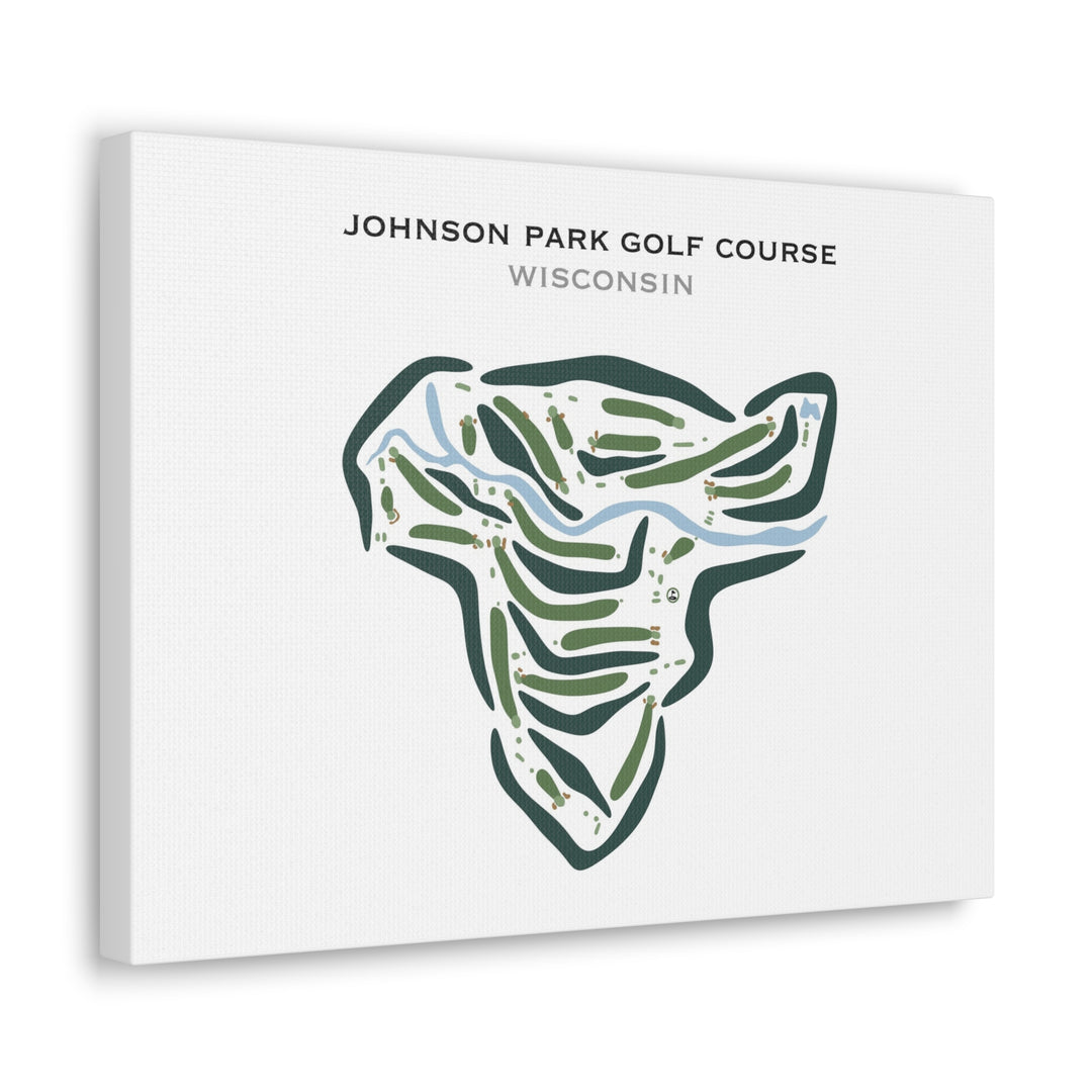 Johnson Park Golf Course, Wisconsin - Printed Golf Courses