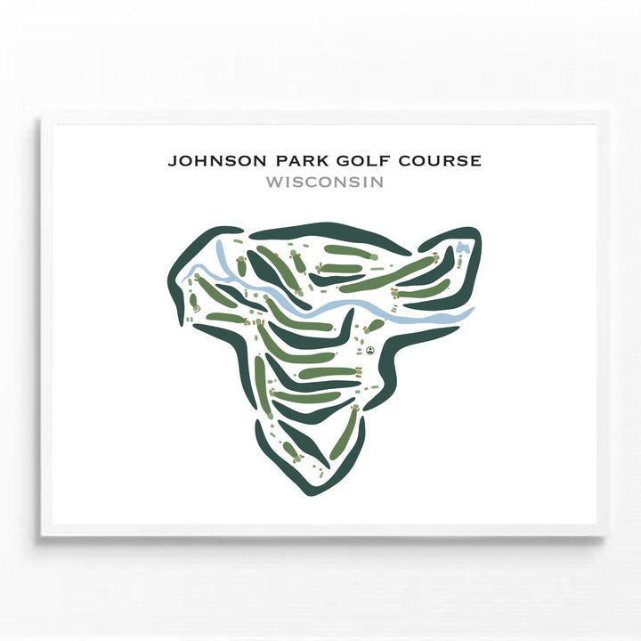 Johnson Park Golf Course, Wisconsin - Printed Golf Courses