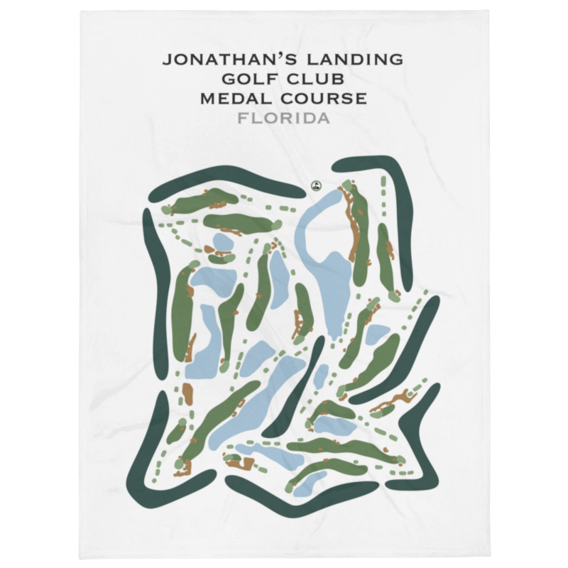 Jonathan's Landing Golf Club- Medal Course, Florida - Printed Golf Courses