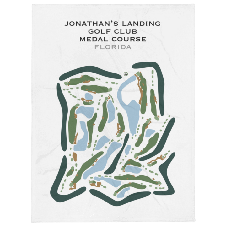 Jonathan's Landing Golf Club- Medal Course, Florida - Printed Golf Courses