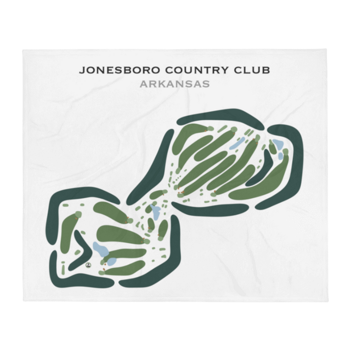 Jonesboro Country Club, Arkansas - Printed Golf Courses