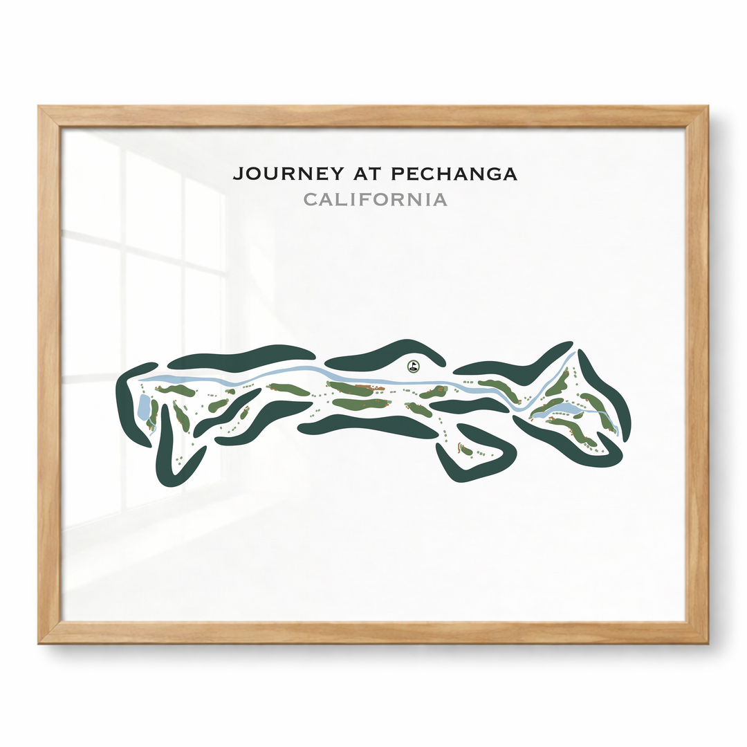 Journey at Pechanga, California - Printed Golf Courses