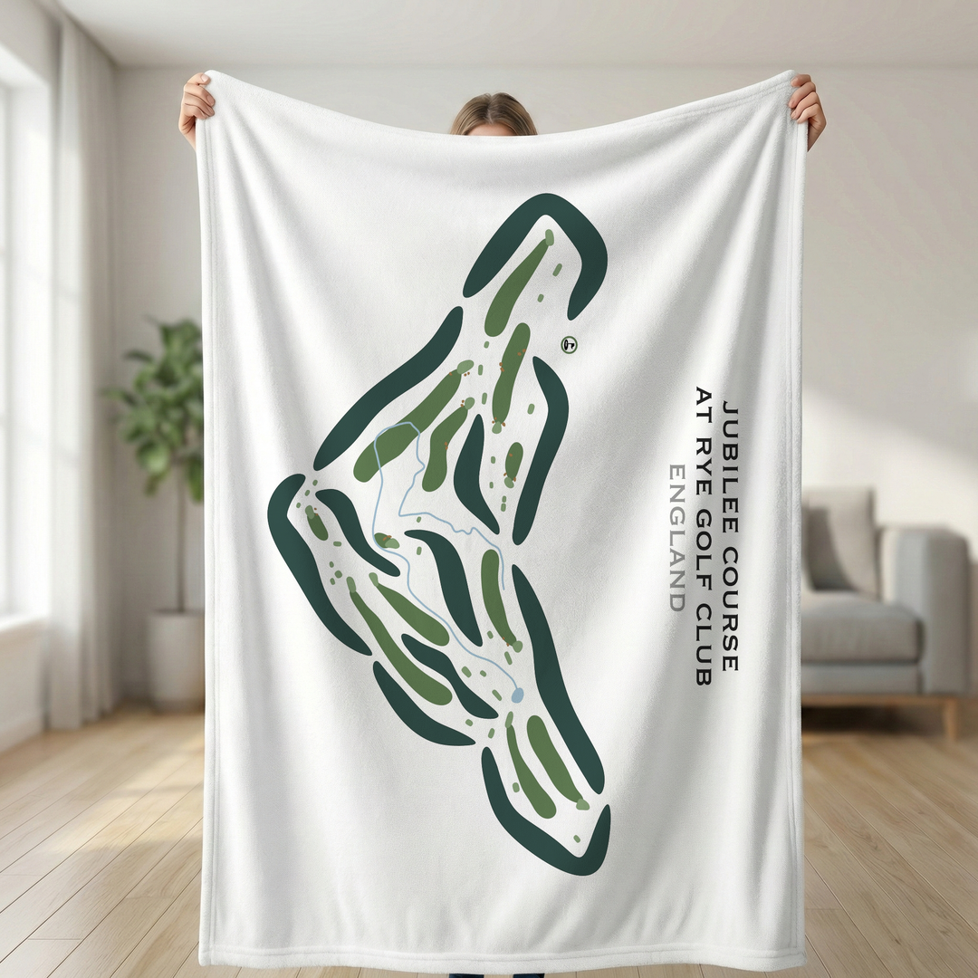 Jubilee Course at Rye Golf Club, England - Printed Golf Courses