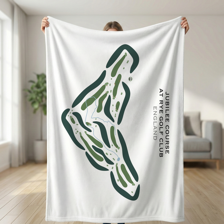 Jubilee Course at Rye Golf Club, England - Printed Golf Courses