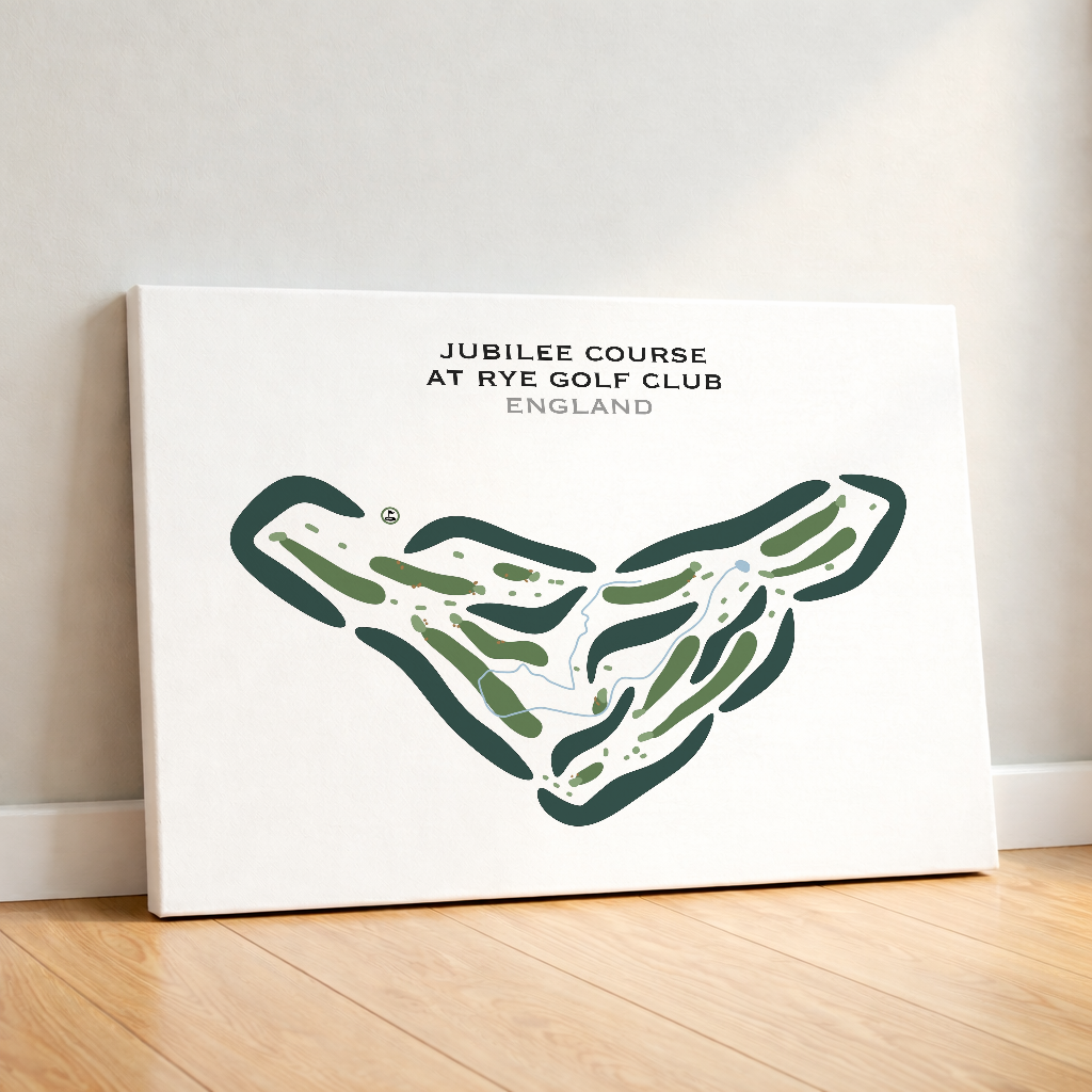 Jubilee Course at Rye Golf Club, England - Printed Golf Courses