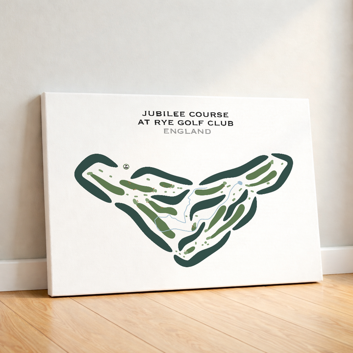 Jubilee Course at Rye Golf Club, England - Printed Golf Courses