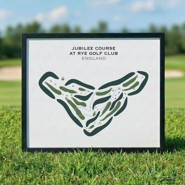 Jubilee Course at Rye Golf Club, England - Printed Golf Courses