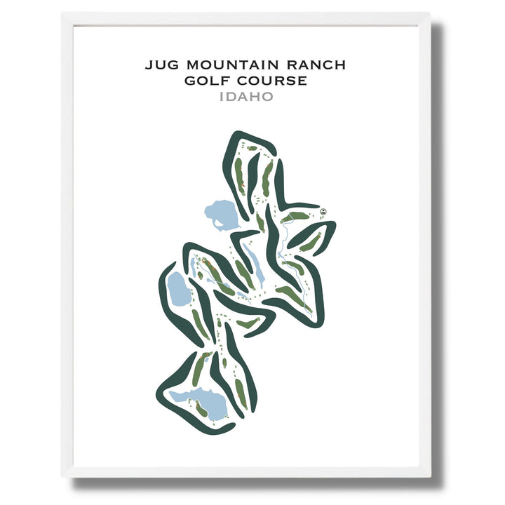 Jug Mountain Ranch Golf Course, Idaho - Printed Golf Courses