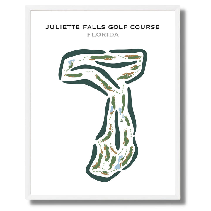 Juliette Falls Golf Course, Florida - Printed Golf Courses