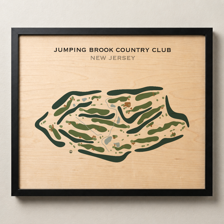 Jumping Brook Country Club, New Jersey - Printed Golf Course