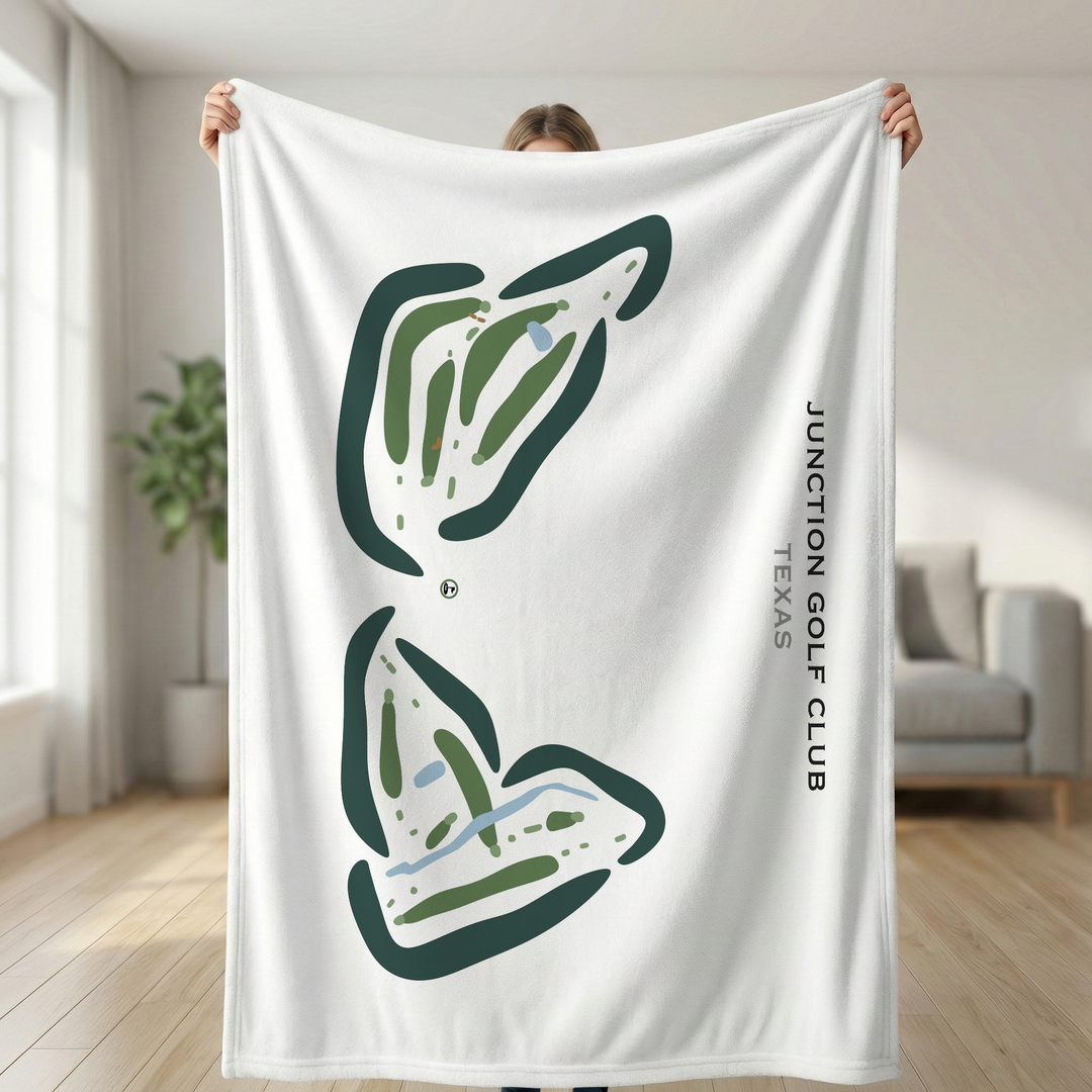Junction Golf Club, Texas - Printed Golf Courses