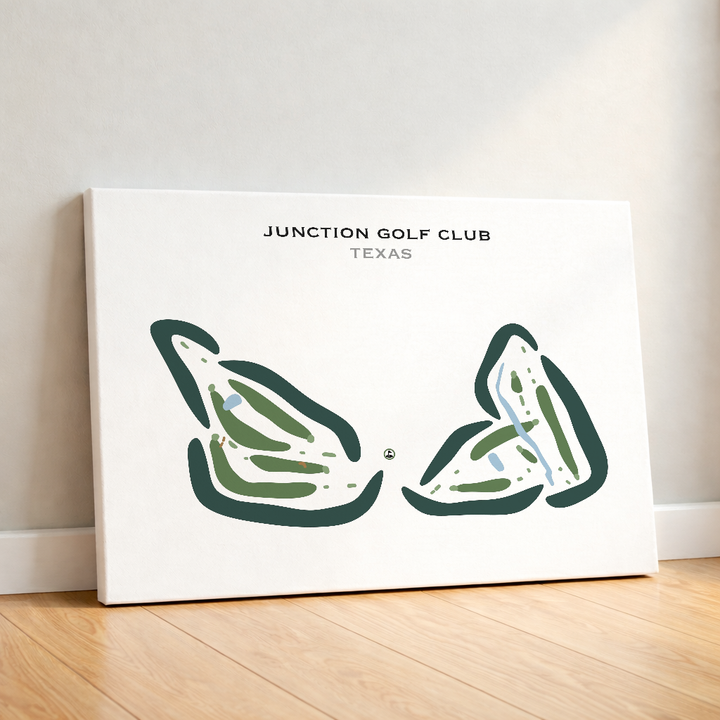 Junction Golf Club, Texas - Printed Golf Courses