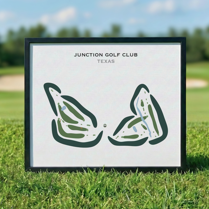 Junction Golf Club, Texas - Printed Golf Courses