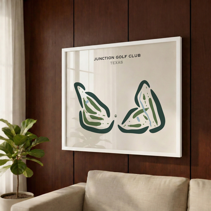 Junction Golf Club, Texas - Printed Golf Courses
