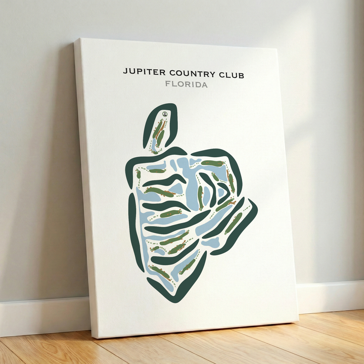 Jupiter Country Club, Florida - Printed Golf Courses