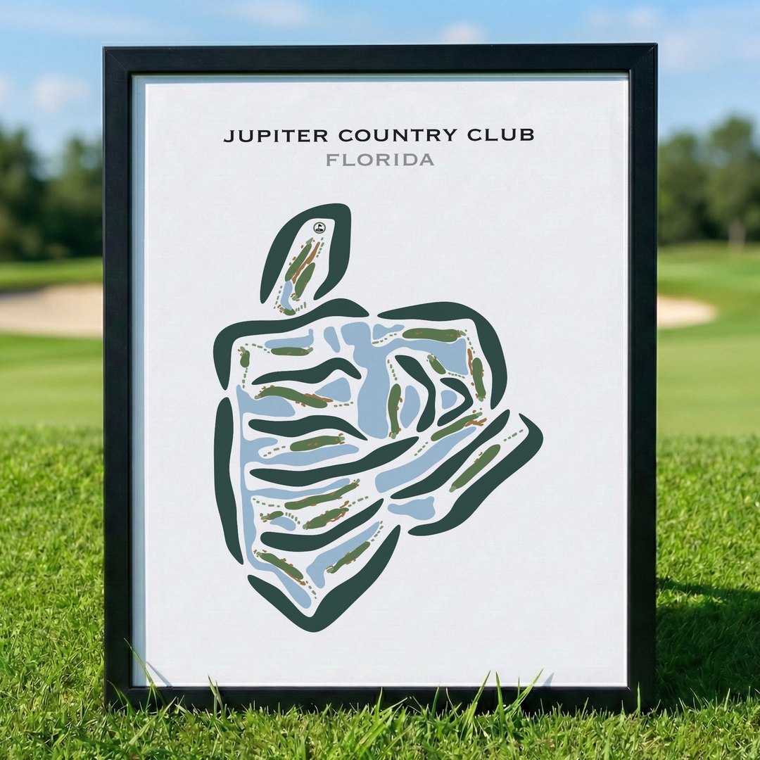 Jupiter Country Club, Florida - Printed Golf Courses