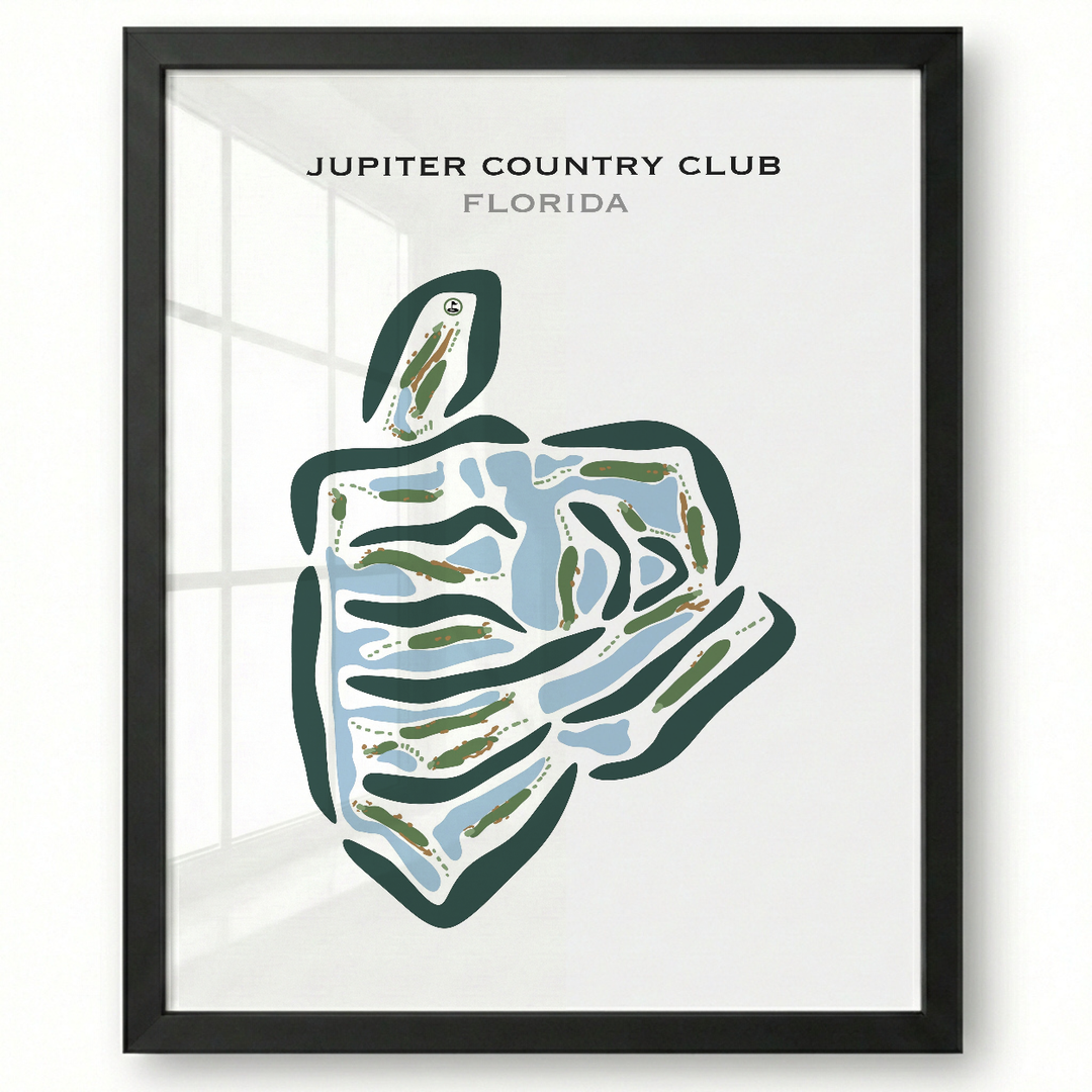 Jupiter Country Club, Florida - Printed Golf Courses