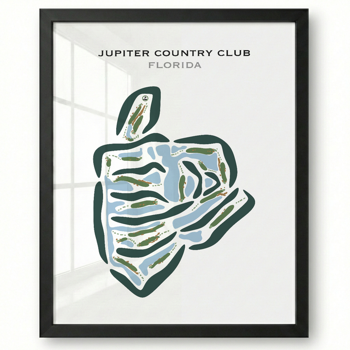 Jupiter Country Club, Florida - Printed Golf Courses
