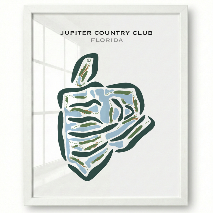 Jupiter Country Club, Florida - Printed Golf Courses