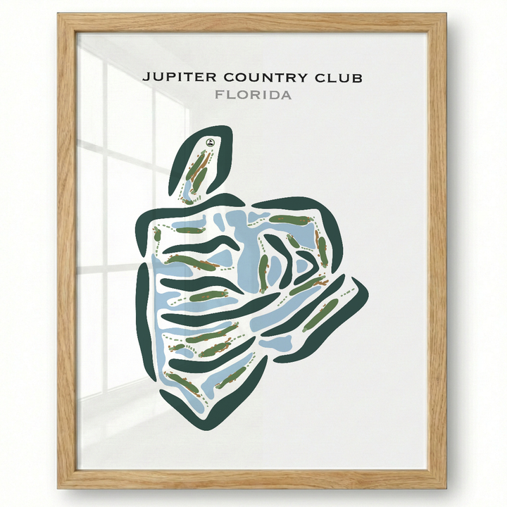 Jupiter Country Club, Florida - Printed Golf Courses