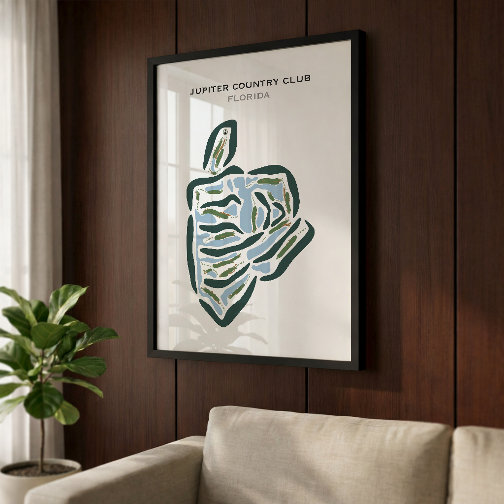 Jupiter Country Club, Florida - Printed Golf Courses