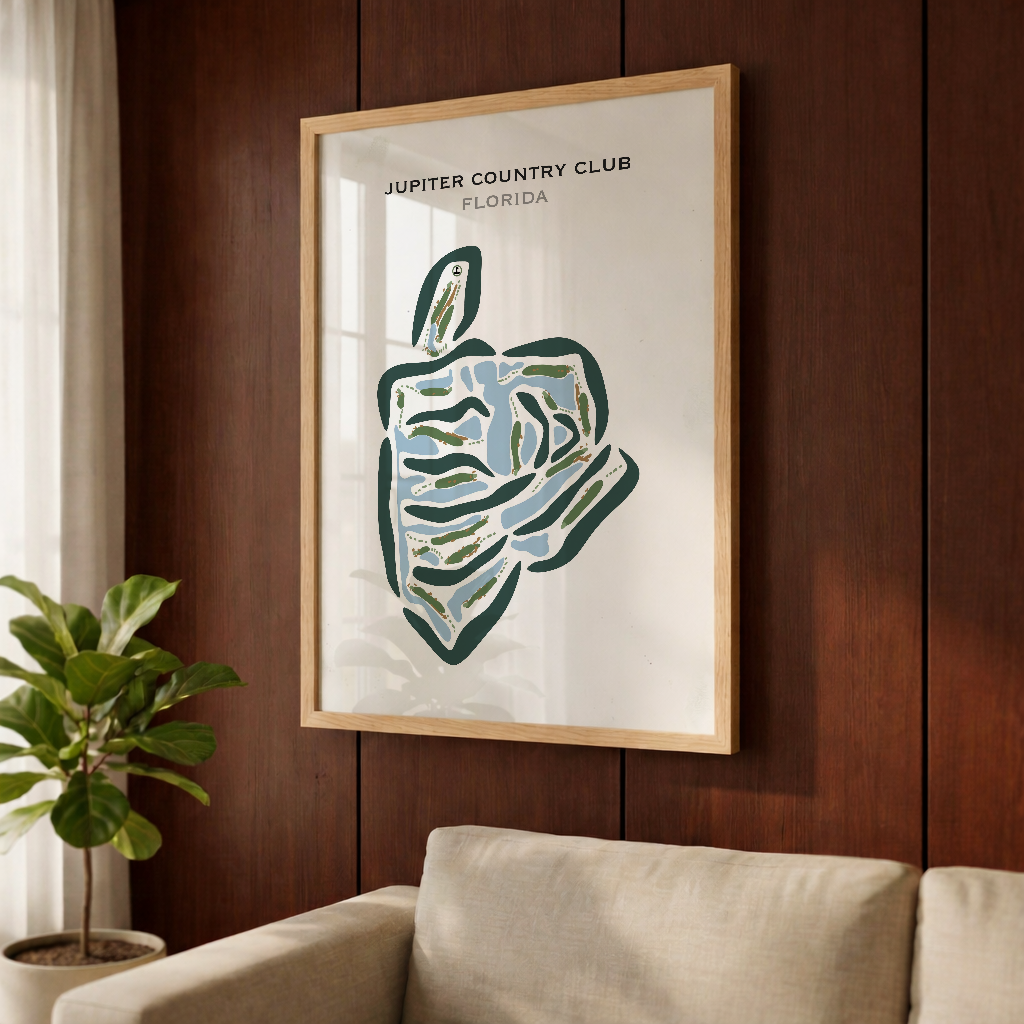 Jupiter Country Club, Florida - Printed Golf Courses