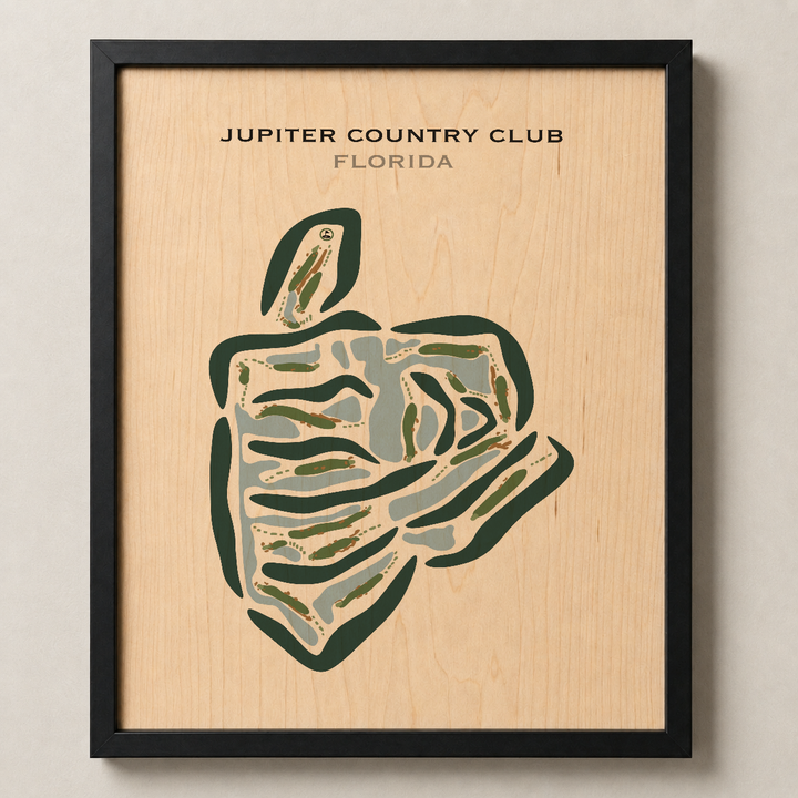 Jupiter Country Club, Florida - Printed Golf Courses