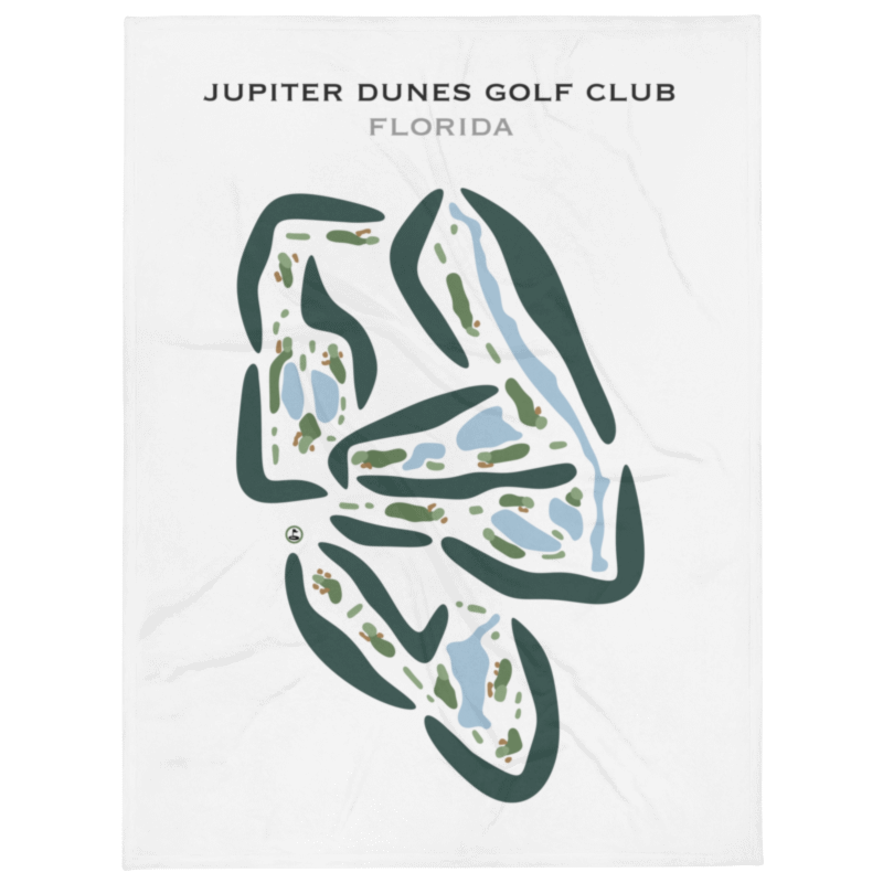 Jupiter Dunes Golf Course, Florida - Printed Golf Courses