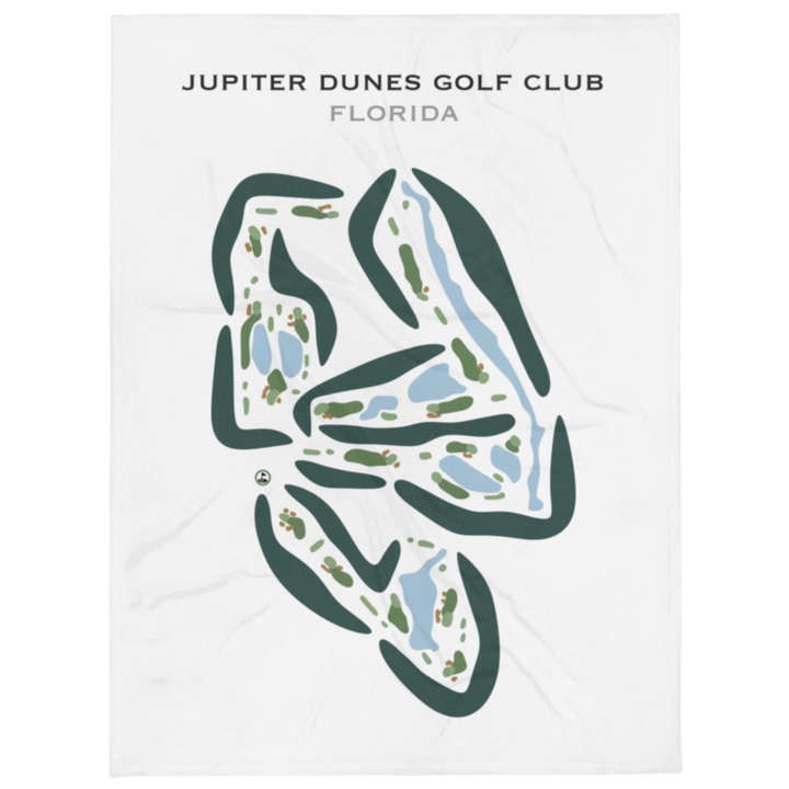 Jupiter Dunes Golf Course, Florida - Printed Golf Courses
