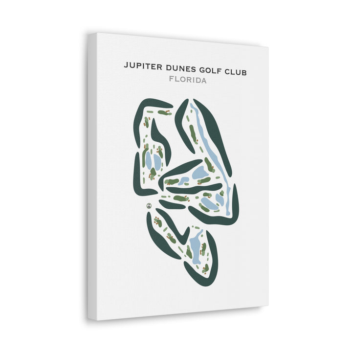 Jupiter Dunes Golf Course, Florida - Printed Golf Courses