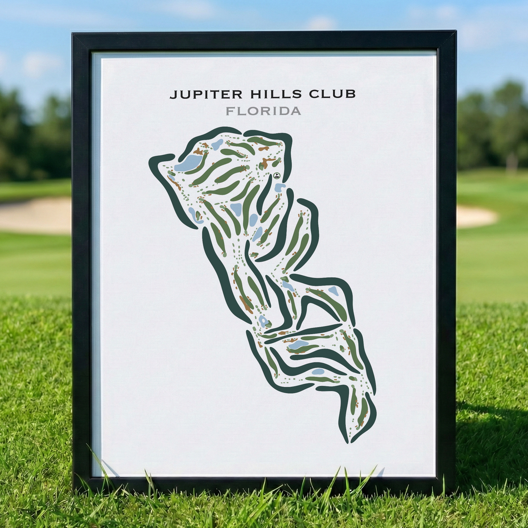 Jupiter Hills Club, Florida - Printed Golf Courses