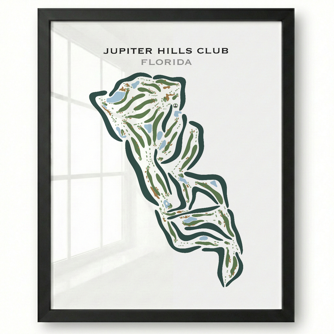 Jupiter Hills Club, Florida - Printed Golf Courses