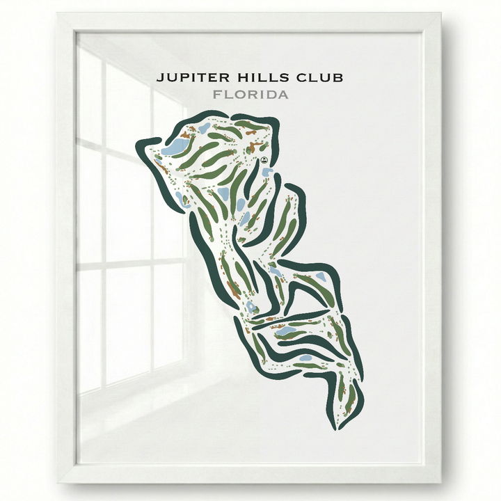 Jupiter Hills Club, Florida - Printed Golf Courses