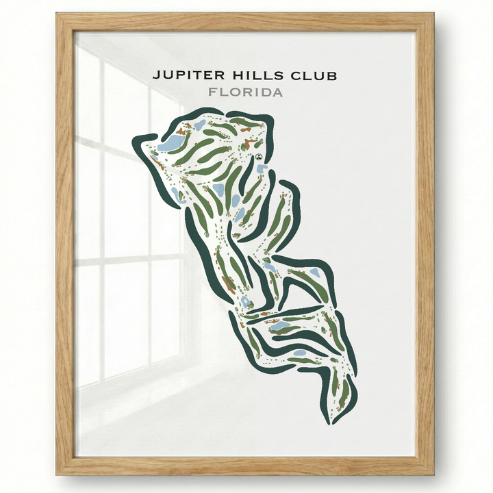 Jupiter Hills Club, Florida - Printed Golf Courses