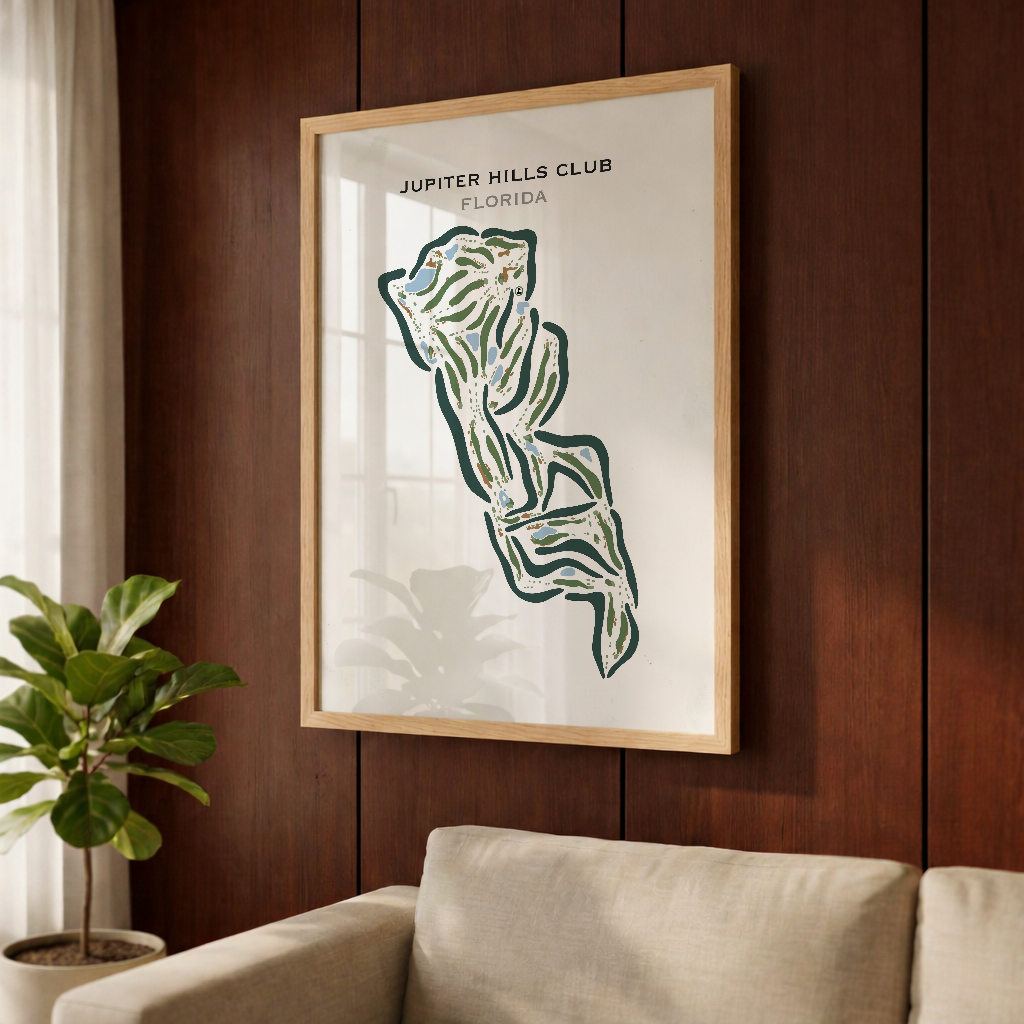 Jupiter Hills Club, Florida - Printed Golf Courses