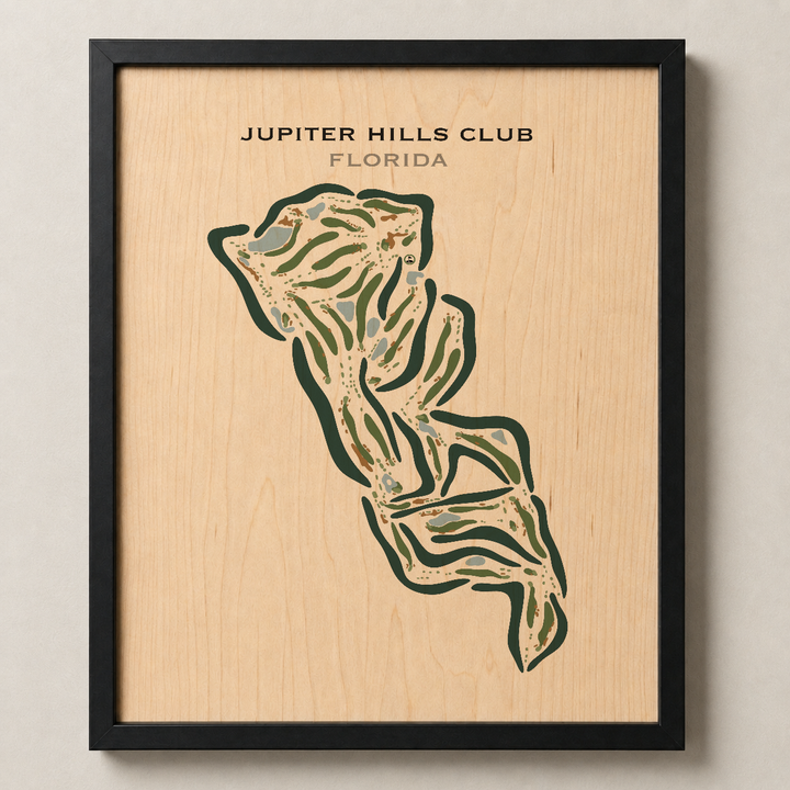Jupiter Hills Club, Florida - Printed Golf Courses